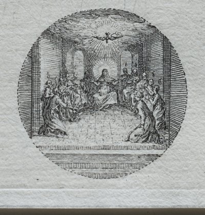情熱の謎：聖霊の降臨。 作： Jacques Callot