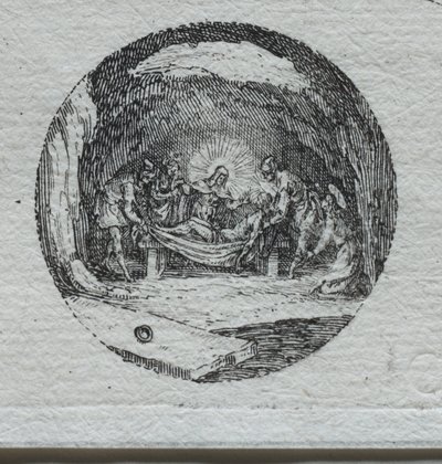 情熱の謎：墓。 作： Jacques Callot