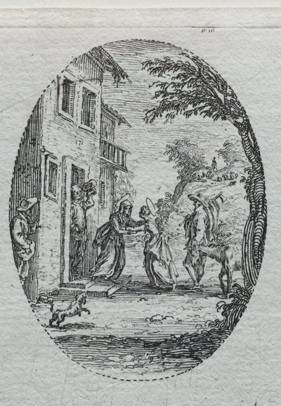情熱の謎：訪問 作： Jacques Callot