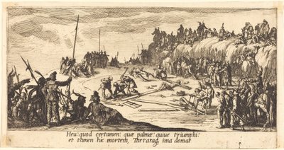 十字架への釘付け 作： Jacques Callot