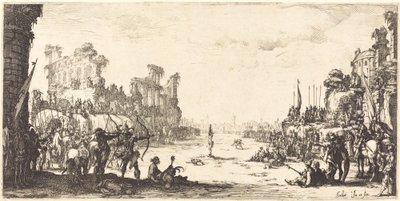 矢の修練 聖セバスチャン 16321633年頃 作： Jacques Callot