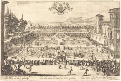 ナンシーの宮殿庭園 作： Jacques Callot