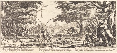 農民は自分自身に復讐する、c。 1633年。 作： Jacques Callot