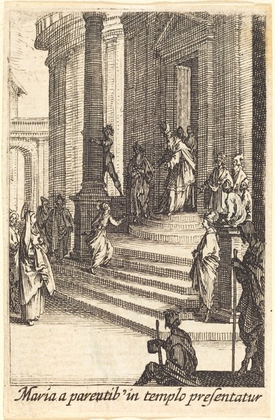 聖母の贈呈 作： Jacques Callot