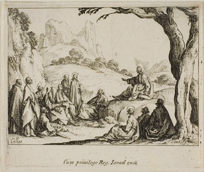 山上の説教（新約聖書より 作： Jacques Callot