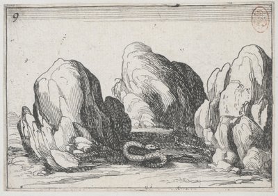 蛇 - いいえ。 シリーズから 9 作： Jacques Callot