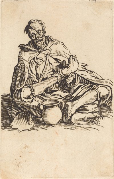病気の男 作： Jacques Callot