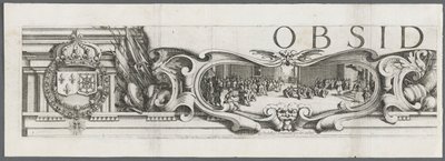 ラロシェルの包囲戦：プレート1、1628-1616 作： Jacques Callot