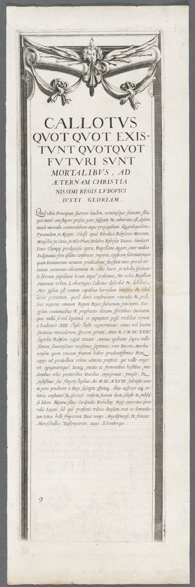 ラ・ロシェル包囲戦：第8図 作： Jacques Callot