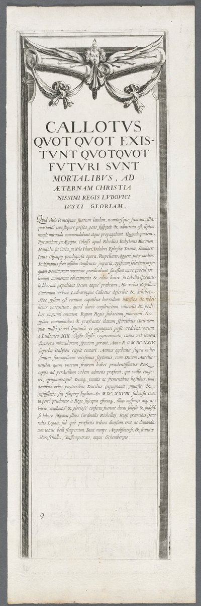 ラロシェルの包囲：プレート8、1628〜1630。 作： Jacques Callot