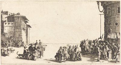 奴隷市場 作： Jacques Callot