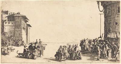奴隷市場 作： Jacques Callot