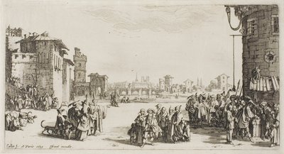 奴隷市場 作： Jacques Callot