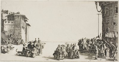 奴隷市場 作： Jacques Callot