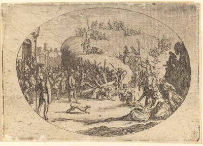 小さな十字架の担ぎ 作： Jacques Callot