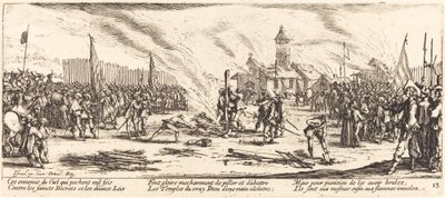 1633年頃の「The Stake」。 作： Jacques Callot