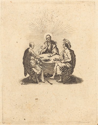 エマウスの晩餐 作： Jacques Callot