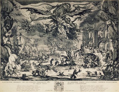 聖アンソニーの誘惑』1635年。   作： Jacques Callot