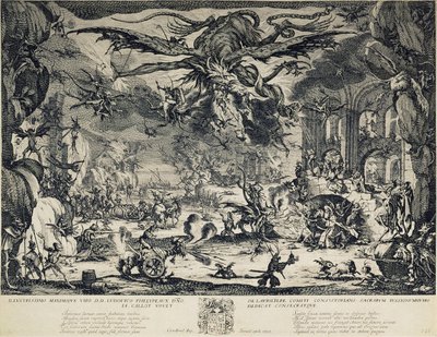 聖アントニウスの誘惑、1635 作： Jacques Callot