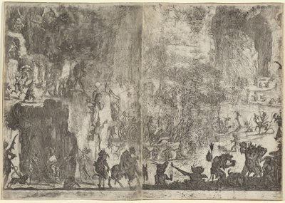 聖アントニウスの誘惑 [初版] 作： Jacques Callot