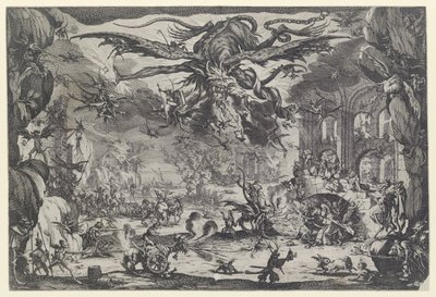 聖アントニウスの誘惑 (Latentation de St. Antoine) 作： Jacques Callot