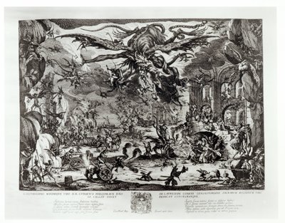聖アントニウスの誘惑、17世紀 作： Jacques Callot