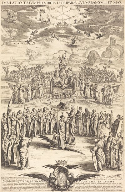 聖母の勝利 作： Jacques Callot