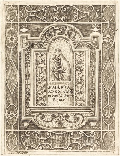 円柱の聖母 円柱の聖母、16081611。 作： Jacques Callot