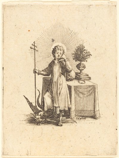 若いイエス 作： Jacques Callot