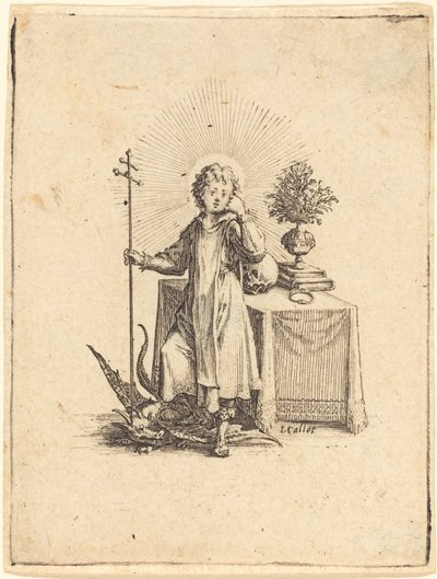 若いイエス 作： Jacques Callot
