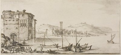 The Zany One または Scapin (3 人のイタリアのコメディアンより) 作： Jacques Callot