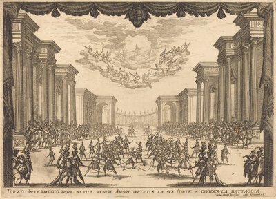 第三の間奏曲、1617年。 作： Jacques Callot