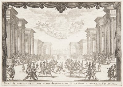 間奏曲第三番 愛の到来で戦いは止む 彼女のコルテッジ 作： Jacques Callot