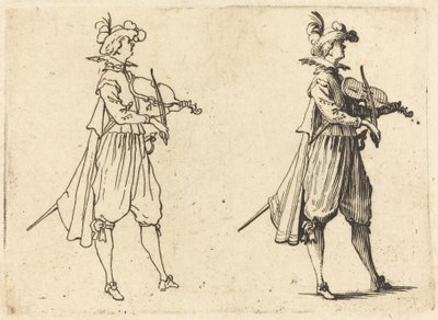 バイオリニスト 作： Jacques Callot