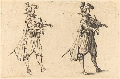 バイオリニスト 作： Jacques Callot