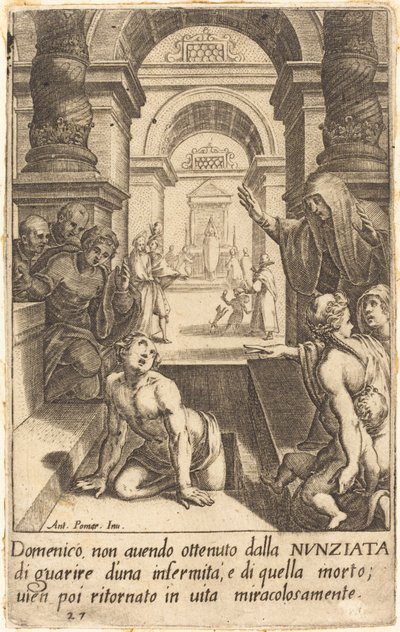 ドメニコ 作： Jacques Callot after Antonio Circignani