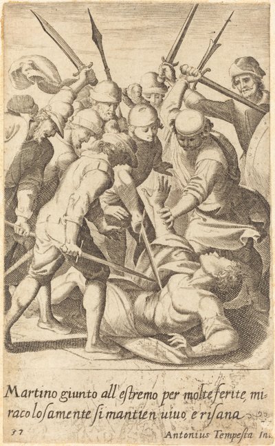 マルティーノ 作： Jacques Callot after Antonio Tempesta