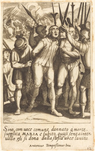 シノ 作： Jacques Callot after Antonio Tempesta
