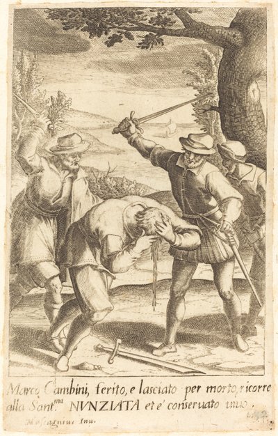 マルコ・カンビーニ 作： Jacques Callot after Donato Mascagni