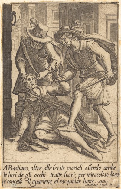 バスティアン 作： Jacques Callot after Matteo Rosselli
