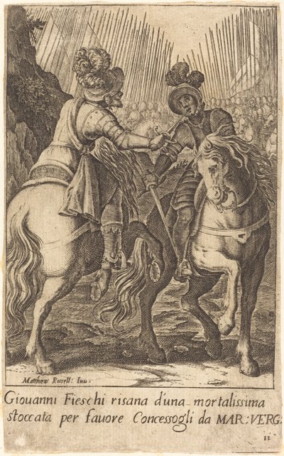 ジョン・フィエスキ 作： Jacques Callot after Matteo Rosselli