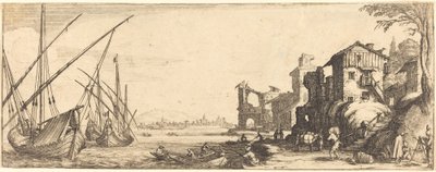 小さな港 作： Jacques Callot or Follower of Jacques Callot
