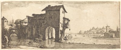 水車小屋 作： Jacques Callot or Follower of Jacques Callot