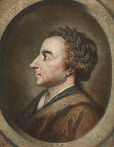 アレクサンダー ポープ、詩人 1744 年 作： Jacques Christophe Le Blon