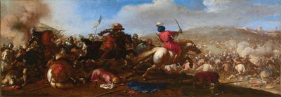 トルコ人とキリスト教徒の戦闘シーン。 作： Jacques Courtois