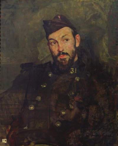 制服を着たフェリシアンカカン、1915 作： Jacques Emile Blanche