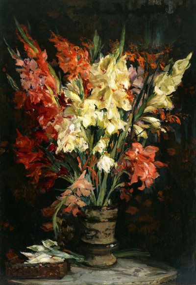 グラジオラス、1924 作： Jacques Emile Blanche