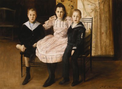 ヘンリーバーンスタインとその兄弟姉妹、1892年 作： Jacques Emile Blanche