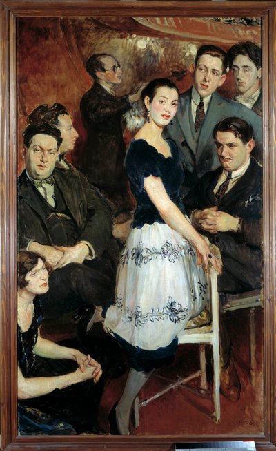 6人のグループ 作： Jacques Emile Blanche