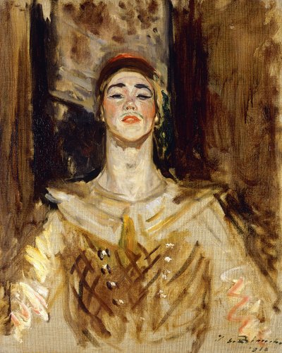レオリエンタルのニジンスキー、1912 作： Jacques Emile Blanche